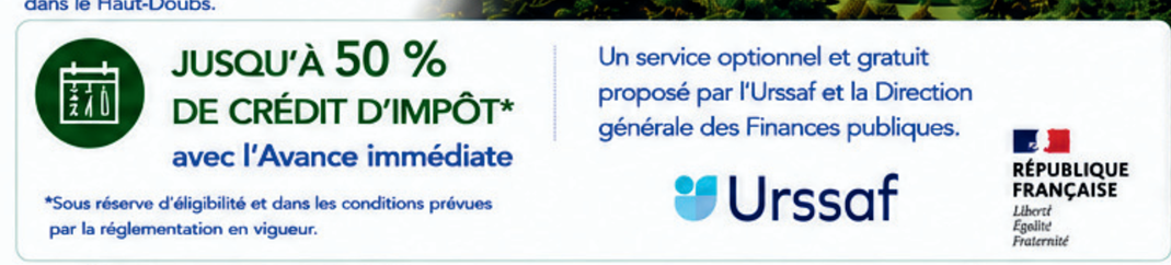 Jusqu’à 50 % de crédit d’impôt avec l’Avance immédiate